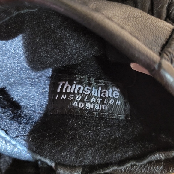 Vintage 3m Thinsulate Jacob Ash leather gloves - Picture 2 of 11